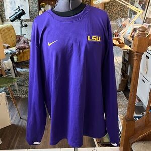 LSU Purple Long Sleeve Shirt by Nike size L
